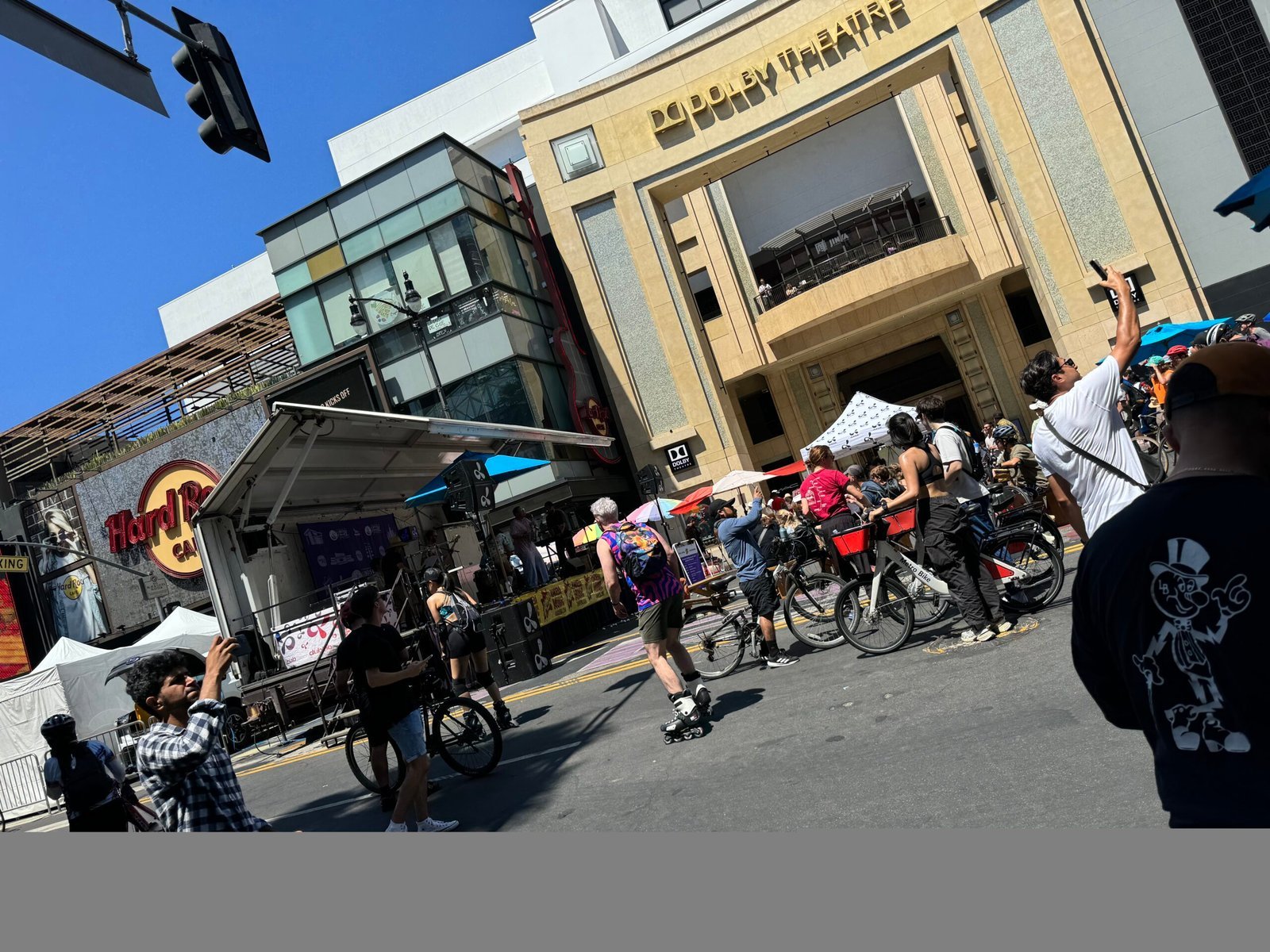 My iPhone photo of Dolby Theater in Hollywood in August 2024 during Cicla event